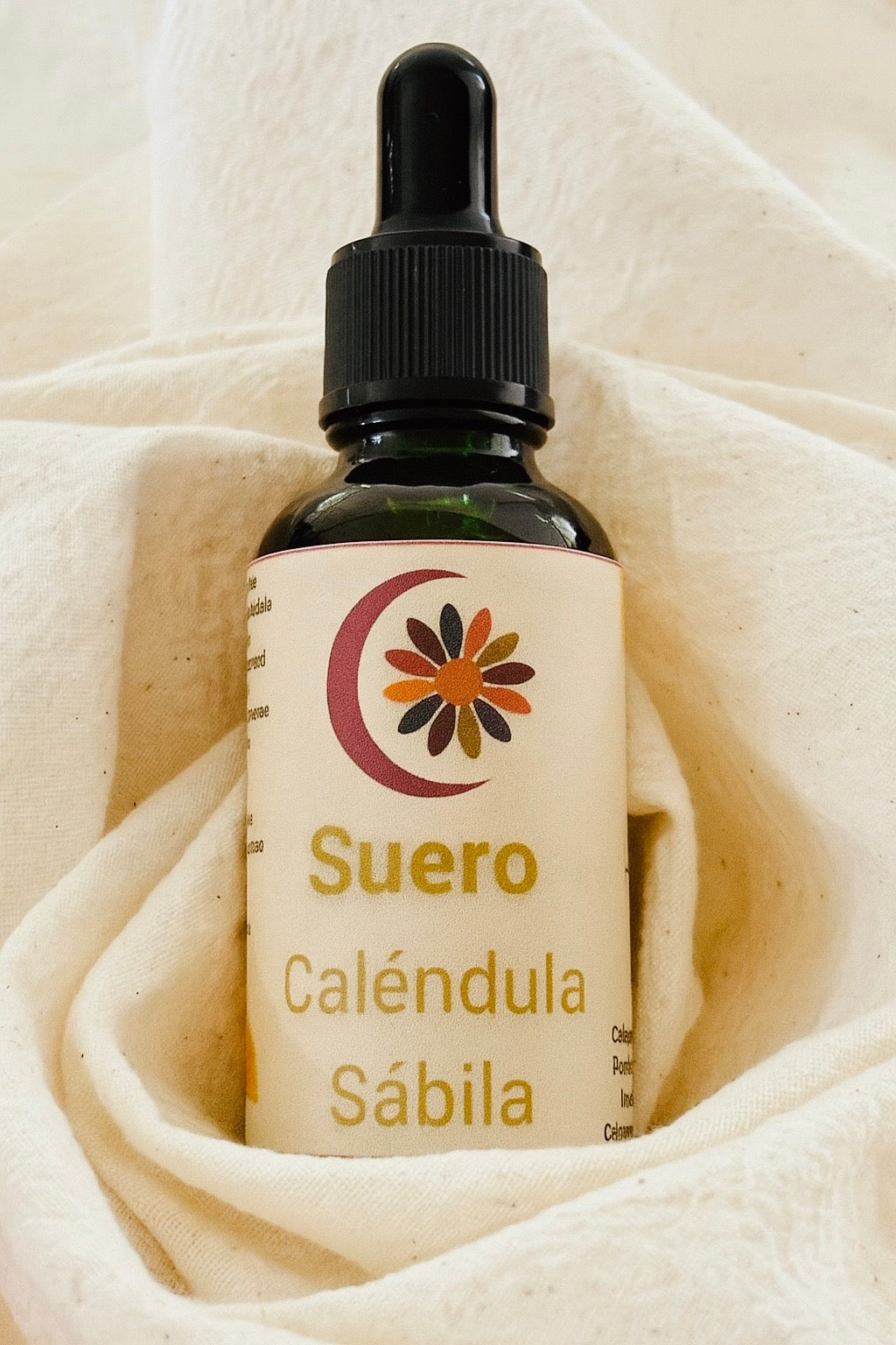 Suero de Caléndula con Sábila para la Nutrir la Piel