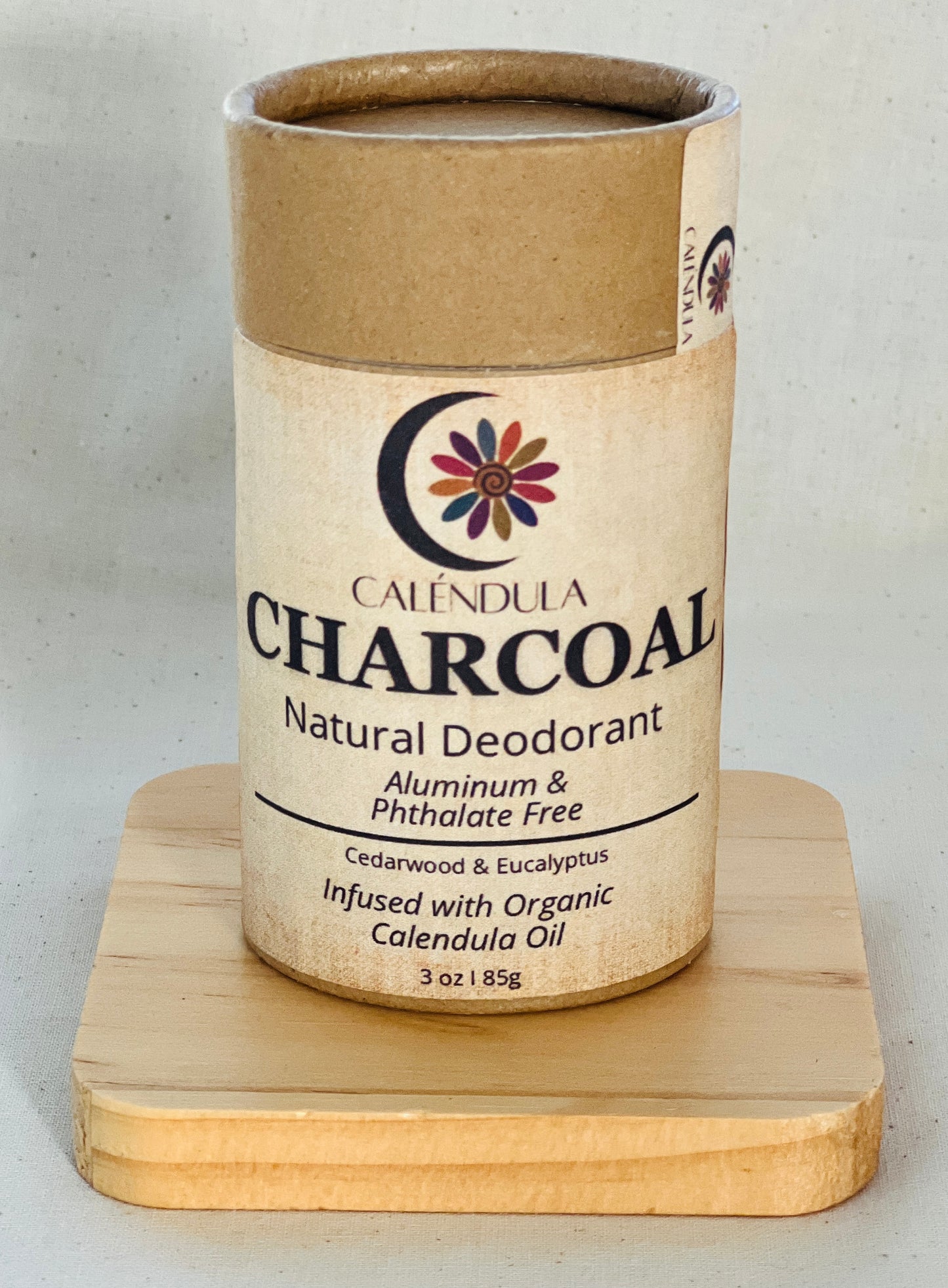 Desodorante Natural de Carbón Activado - 3 oz