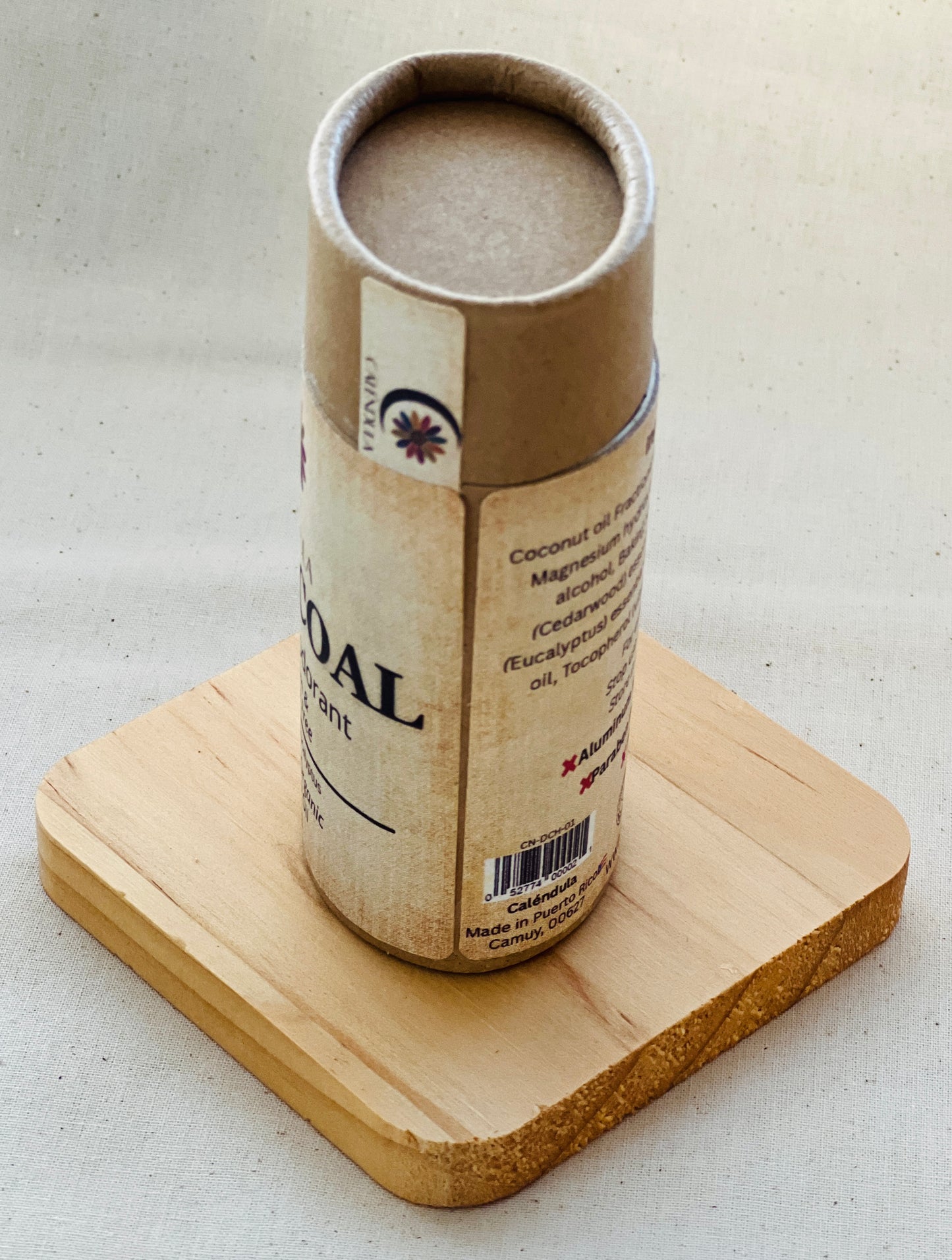 Desodorante Natural de Carbón Activado - 3 oz