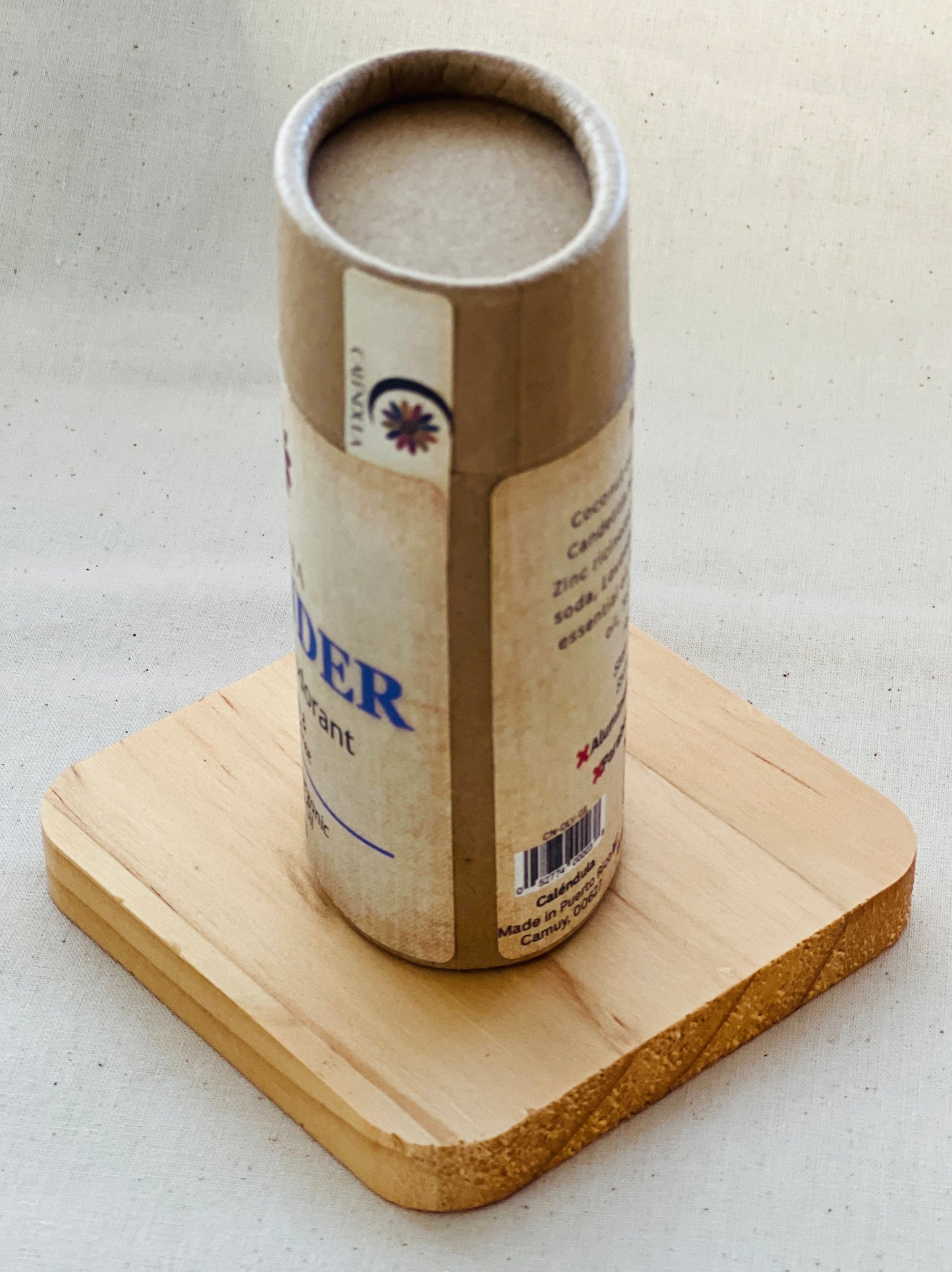 Desodorante Natural de Lavanda - 3 oz