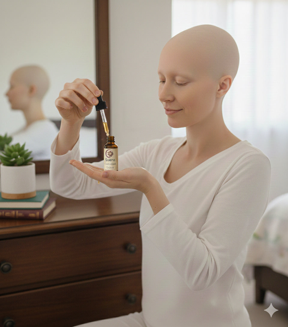 Sérum de Caléndula con Sábila para la Nutrir la Piel Delicada